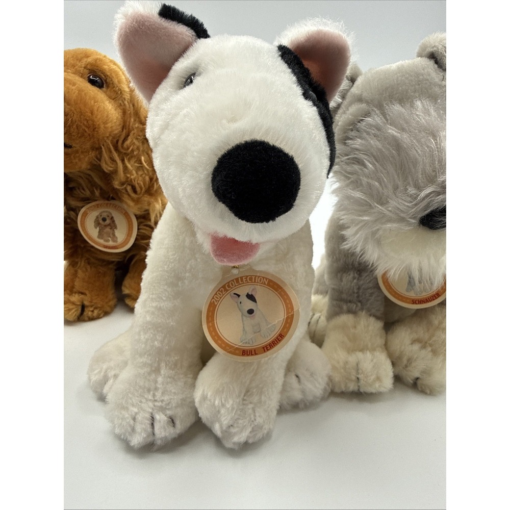 set of 4-Golden Bear Co. Fox & Bull Terrier, Spaniel, Schnauzer 2002 collection - Picture 4 of 16